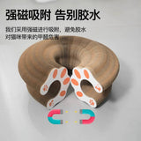 Organ cat scratching board cat toy with bell self-entertainment cat scratching cat climbing frame corrugated paper scratch-resistant folding cat bed