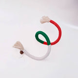 Cat chew rope toy self-entertainment tool for molars and chewing