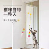 Cat toys, self-entertainment, cat-playing stick, swing, door-hanging