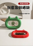 【Cat Bowl】Cat Ear Ceramic Wet Food Bowl 20cm*2.6cm
