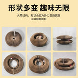 Organ cat scratching board cat toy with bell self-entertainment cat scratching cat climbing frame corrugated paper scratch-resistant folding cat bed