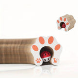 Organ cat scratching board cat toy with bell self-entertainment cat scratching cat climbing frame corrugated paper scratch-resistant folding cat bed