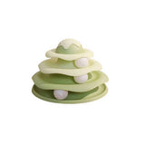 Cat toy ice cream turntable ball cat turntable four-layer kitten toy to relieve boredom and have fun