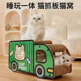 Cat bed cat scratching board truck wear-resistant high-value large double-decker cat claw board size 55cm*23cm*29.5cm