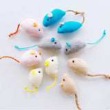 Cat toy self-entertainment simulation plush mouse
