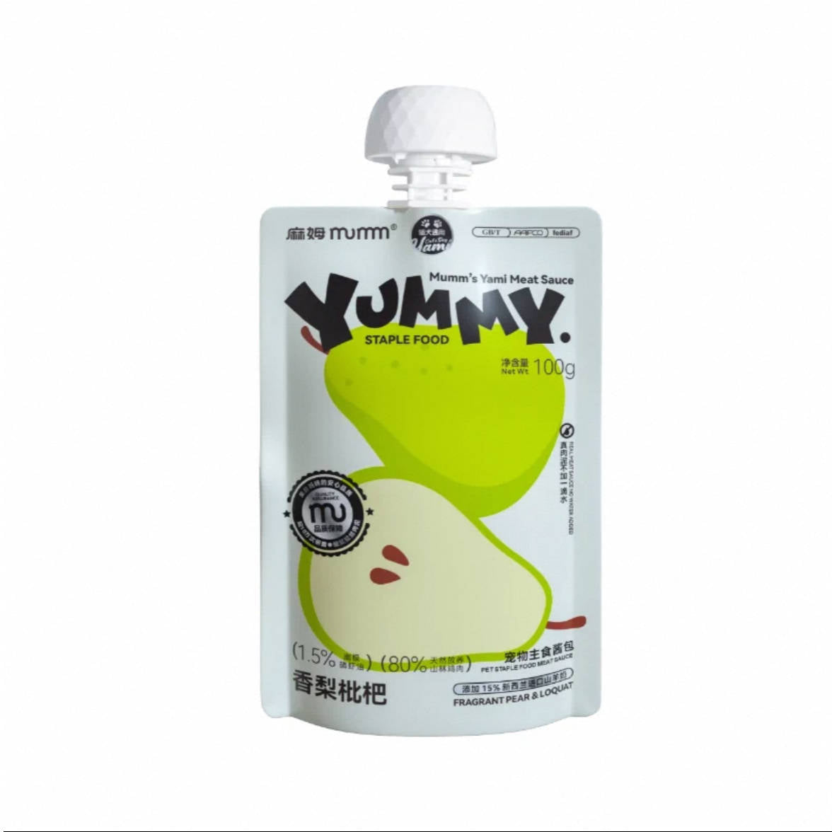 MUMM麻姆全价主食酱包犬猫通用100g