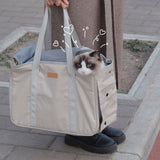 Cat backpack, simple and portable, [a must-have for apartments that cannot keep cats] can accommodate cats up to 16 catties