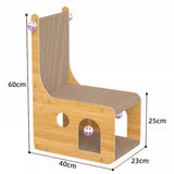 Cat bed for scratching and sleeping 2 in 1 [only suitable for kittens and small cats] size 60cm*40cm*23cm