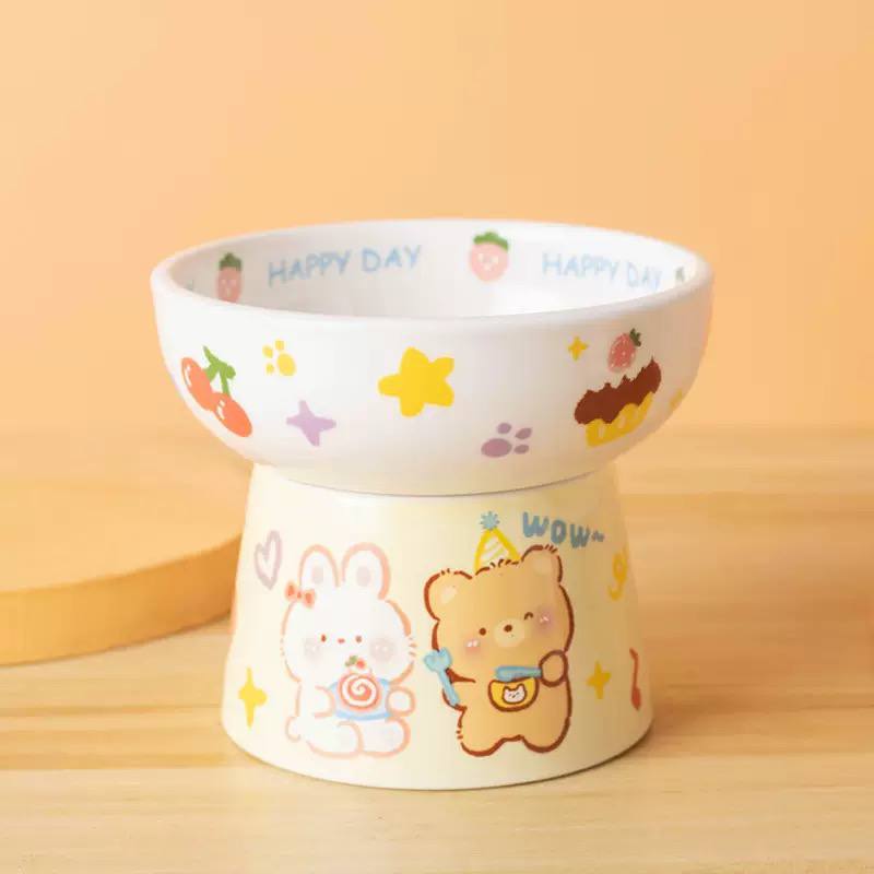【Cat Bowl】Korean Childlike Cartoon Bowl 12.2cm*10cm