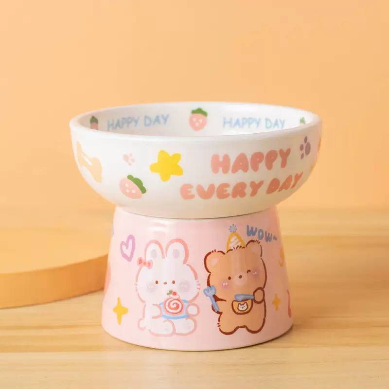 【Cat Bowl】Korean Childlike Cartoon Bowl 12.2cm*10cm