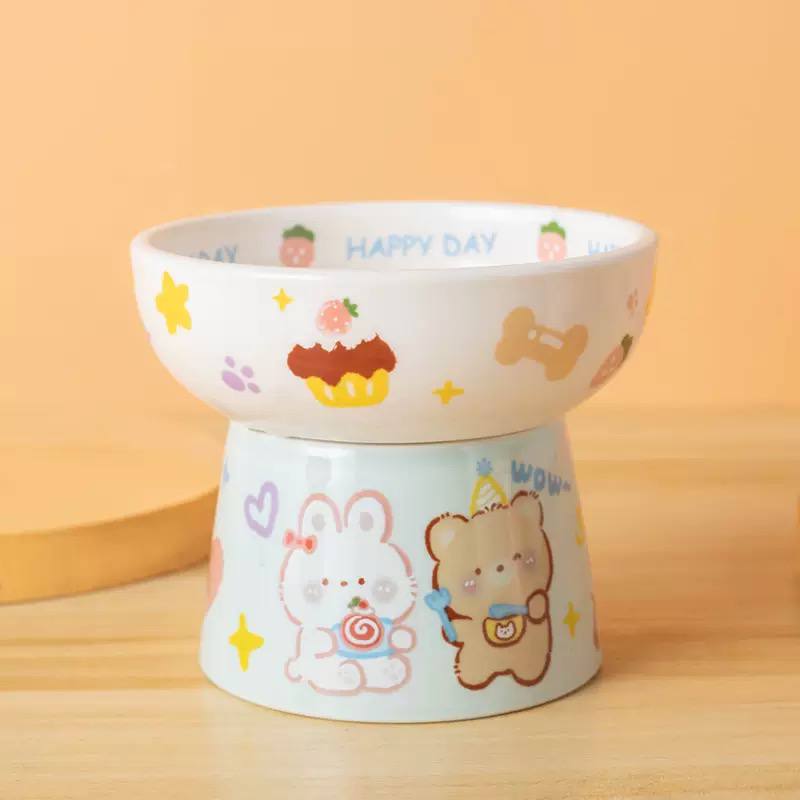 【Cat Bowl】Korean Childlike Cartoon Bowl 12.2cm*10cm