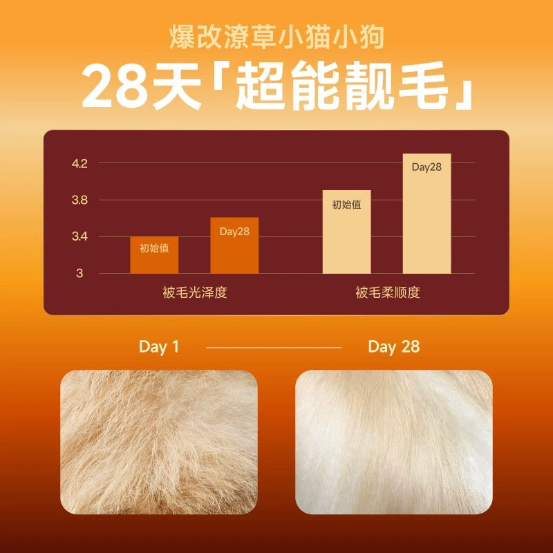尾巴生活太阳流心主食罐鸡肉鱼油65g*4/盒