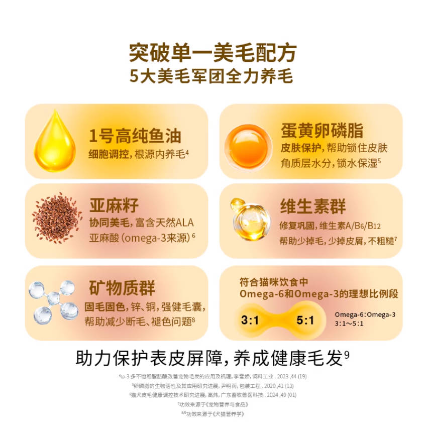 [New Product] BRICHT Brand Fish Oil Cat Food High Purity Fish Oil Fresh Crispy Coat Beautiful Cat Food 1.5kg Offline version is more affordable