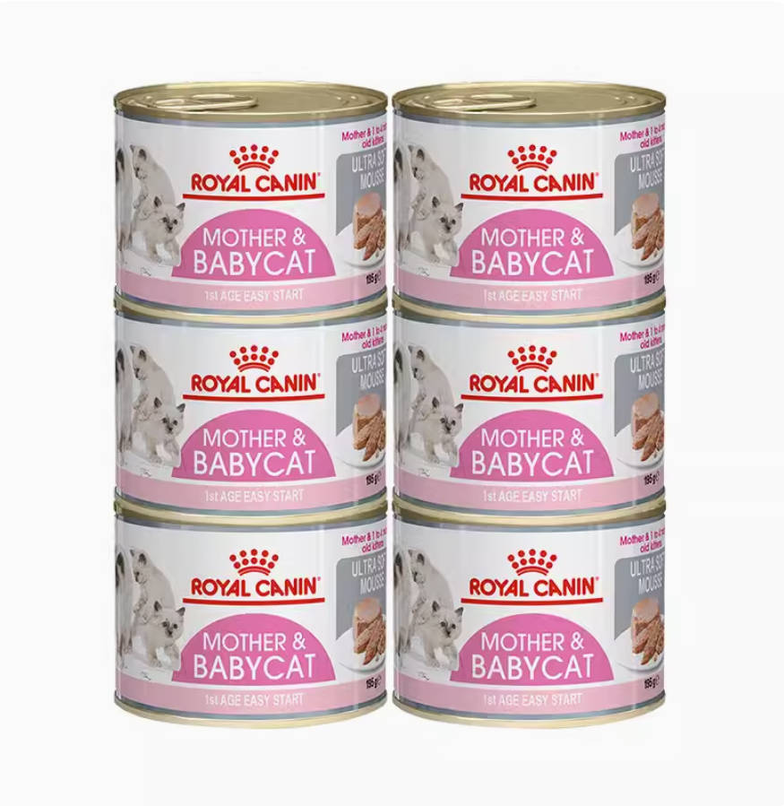 Royal imported milk cake cat canned food mousse staple food can kitten milk cake cat food cat snack can wet food 195g