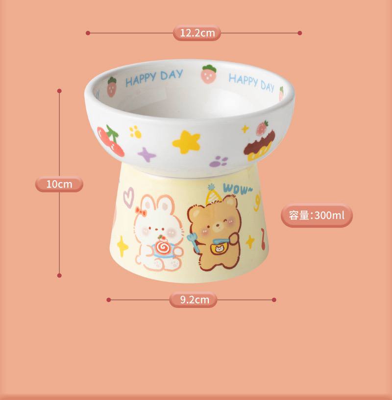 【Cat Bowl】Korean Childlike Cartoon Bowl 12.2cm*10cm