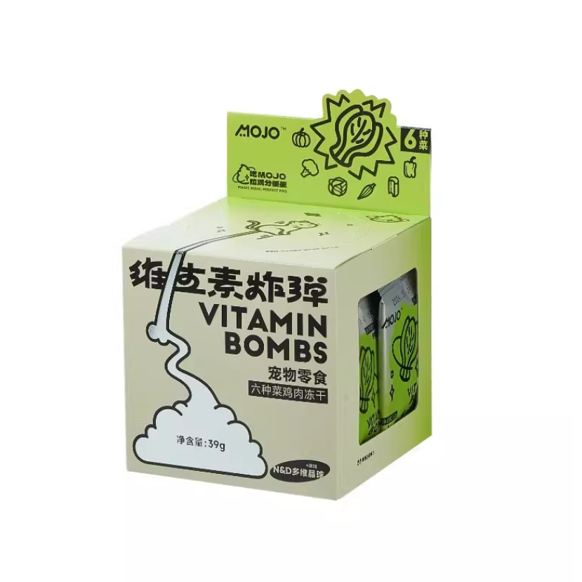 MOJO魔球功能性零食冻干六种菜鸡肉冻干/六种莓鸡肉冻干