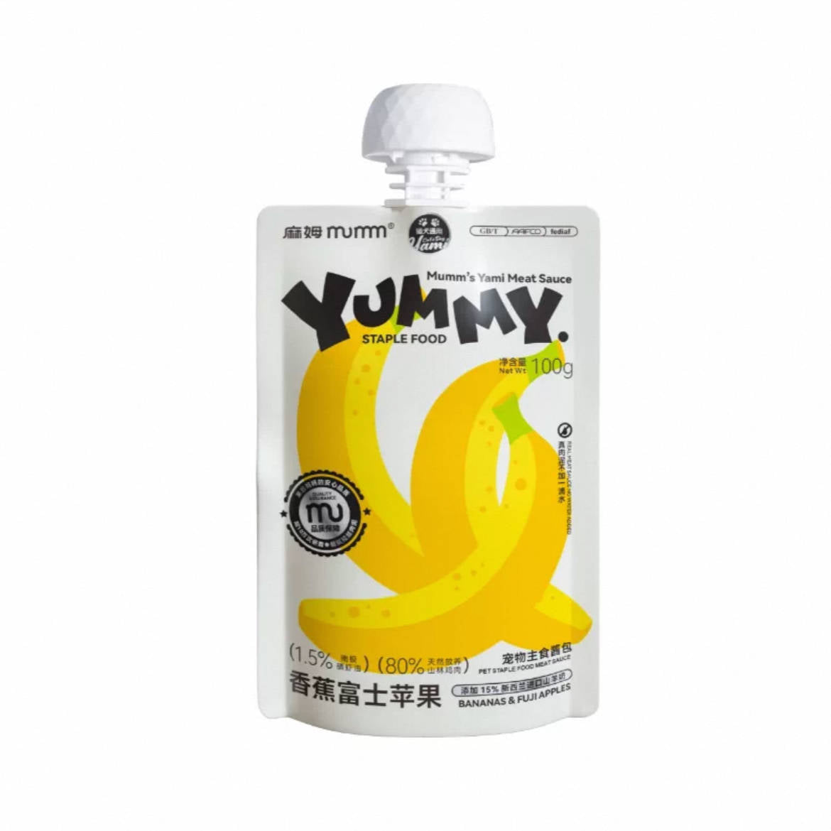MUMM麻姆全价主食酱包犬猫通用100g