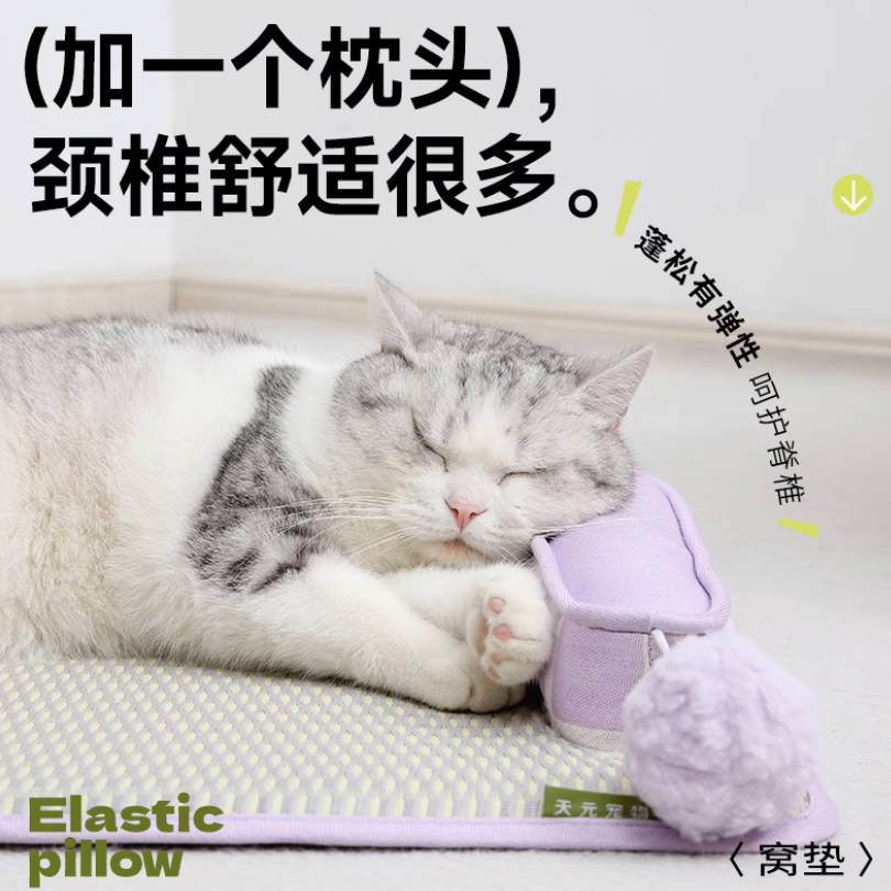 Petstar猫窝猫咪专用冰垫床夏天降温60cm*46cm